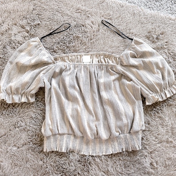 H&M Pinstriped Top M - Picture 2 of 9